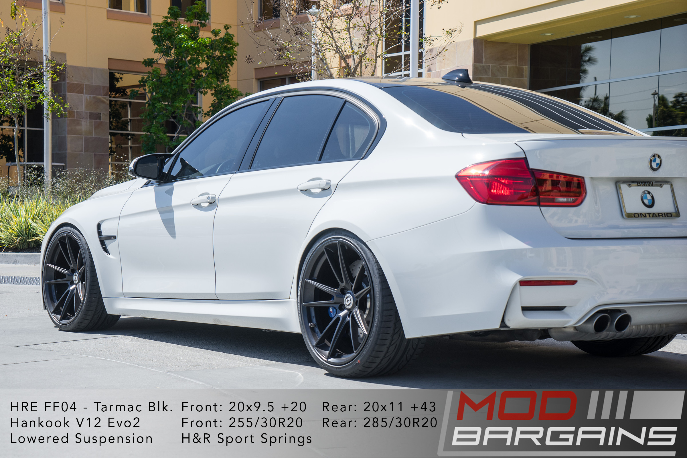HRE FF04 Flow Form Wheels for BMW in 19 & 20 Inch Tarmac Black